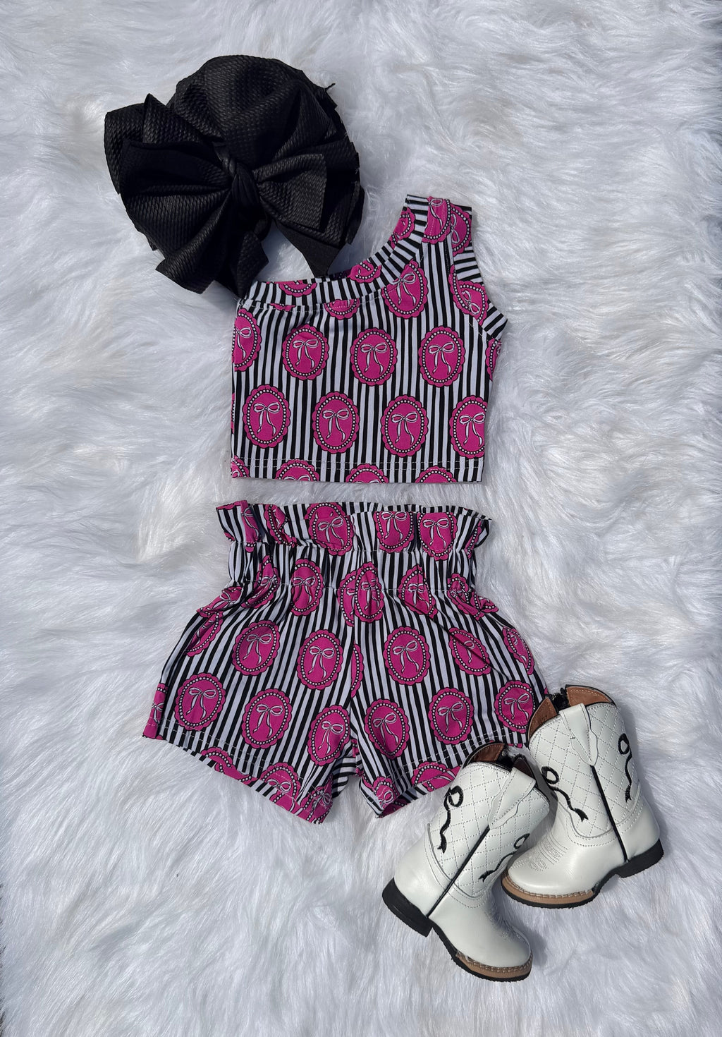 Pink Bow Babe Set