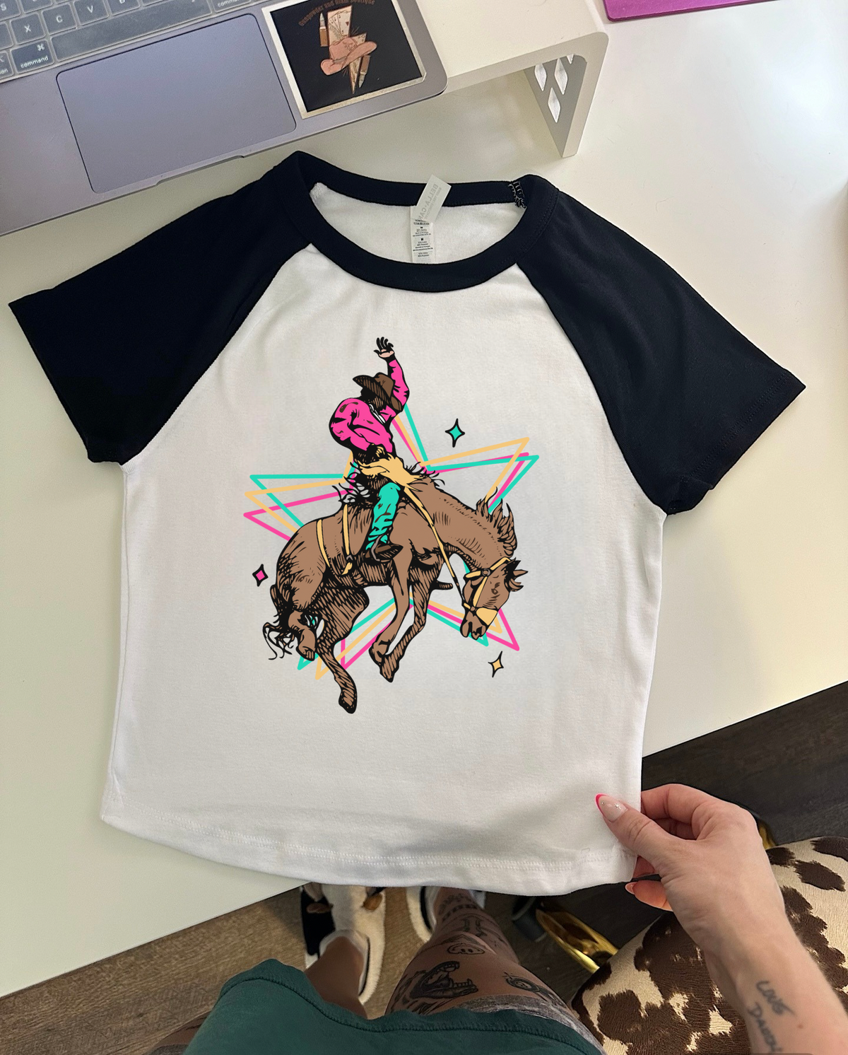 Retro Cowboy Baby Tee