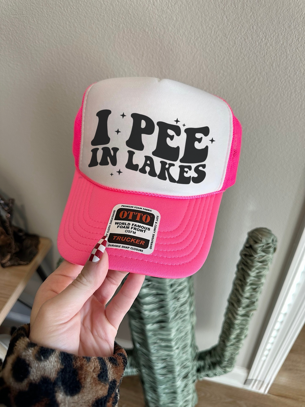 I Pee In Lakes Trucker Hat (Multiple Color Options