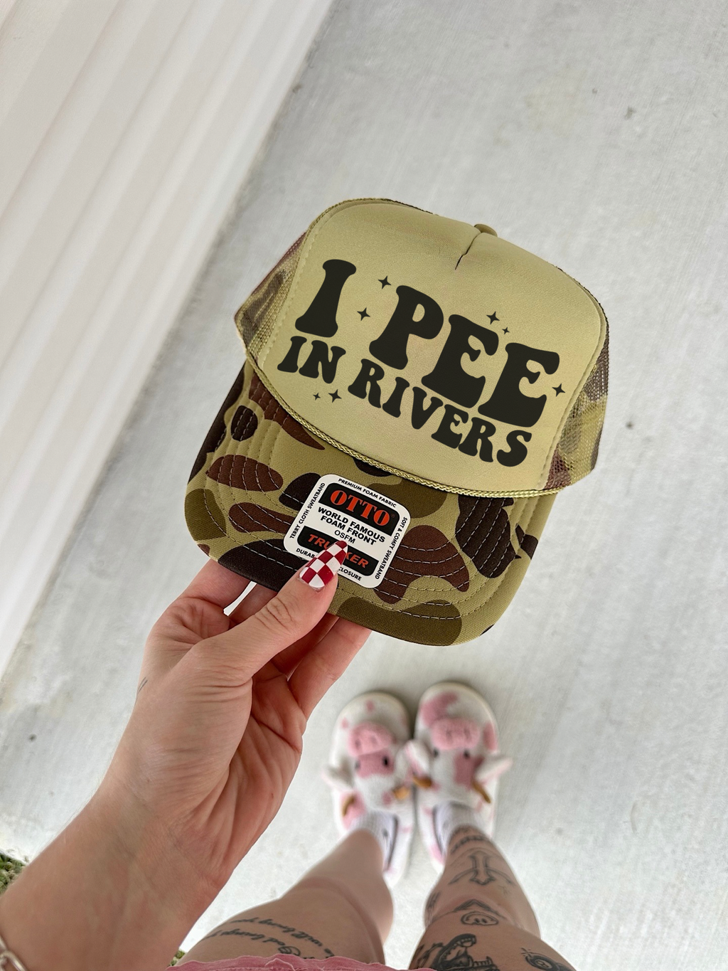 I Pee In Rivers Trucker Hat (Multiple Color Options)