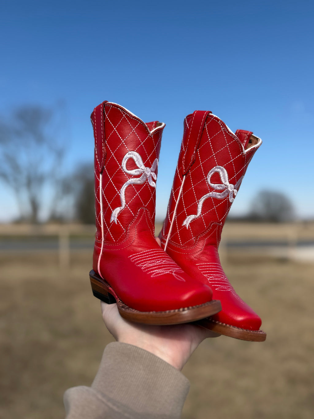 Red Bow Tanner Mark Boots