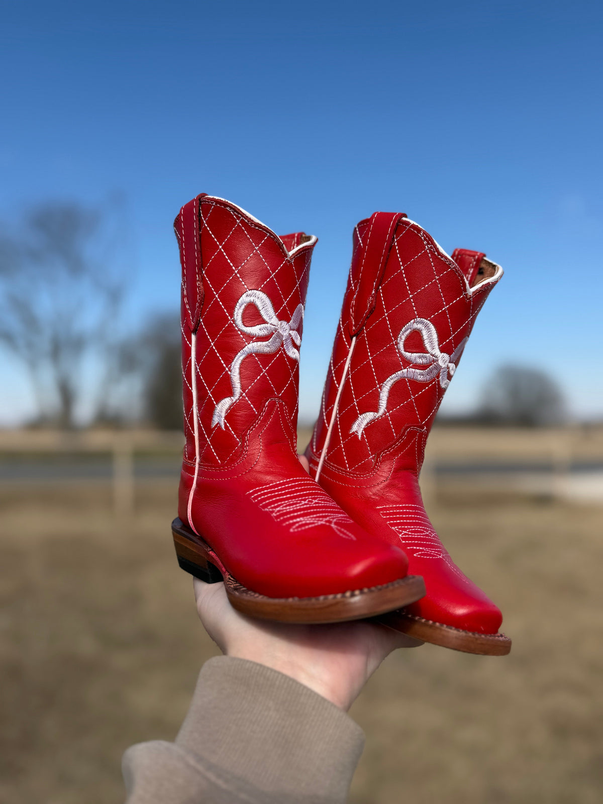 Red Bow Tanner Mark Boots