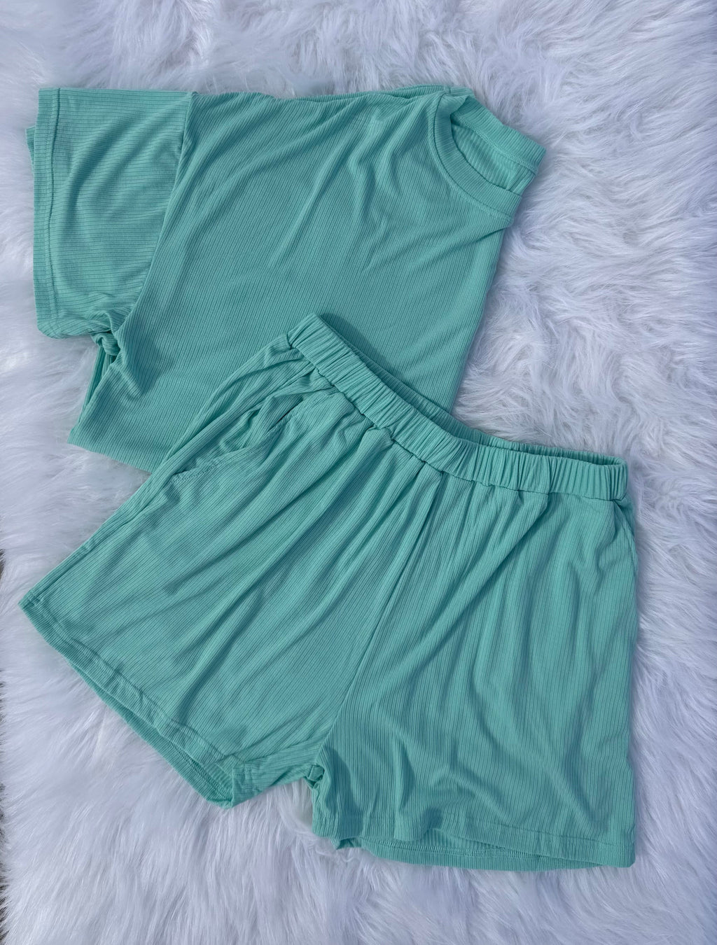 Womens mint green set