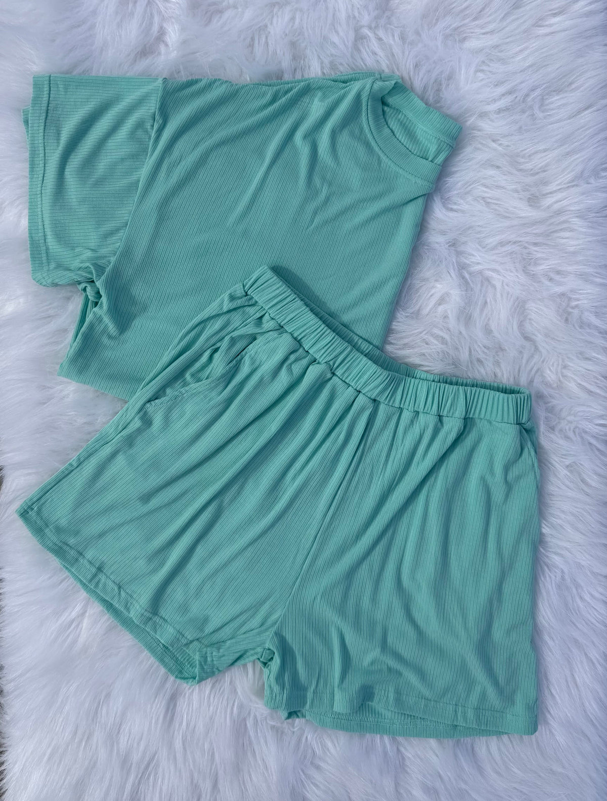 Womens mint green set