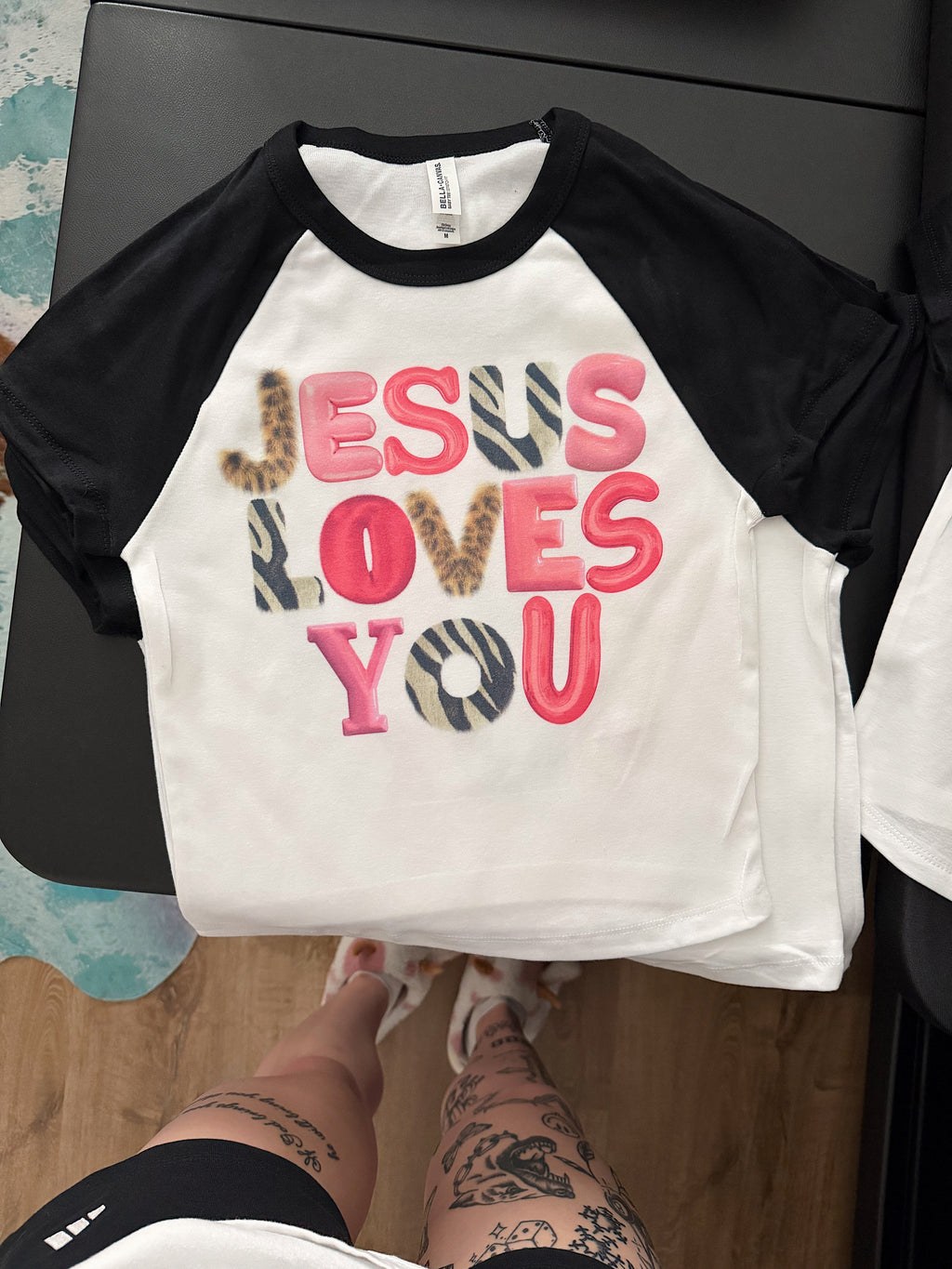 Jesus Loves You Baby Tee (Multiple Color Options)