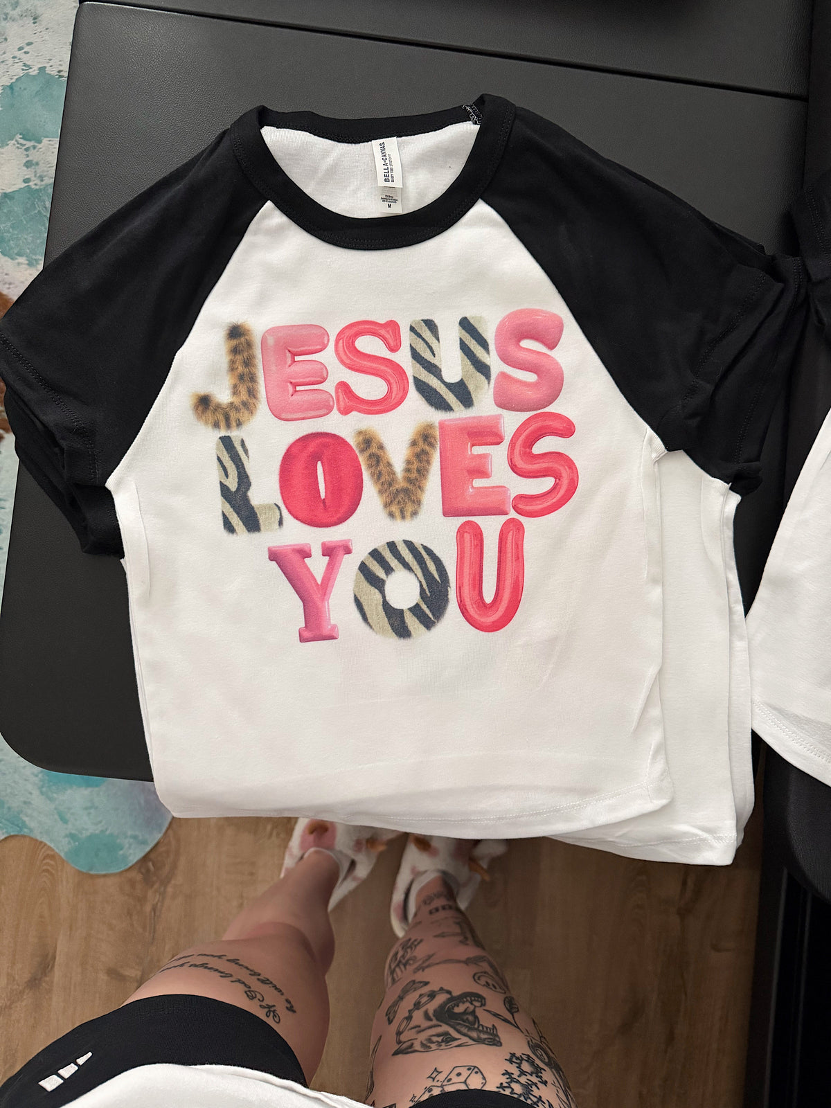 Jesus Loves You Baby Tee (Multiple Color Options)
