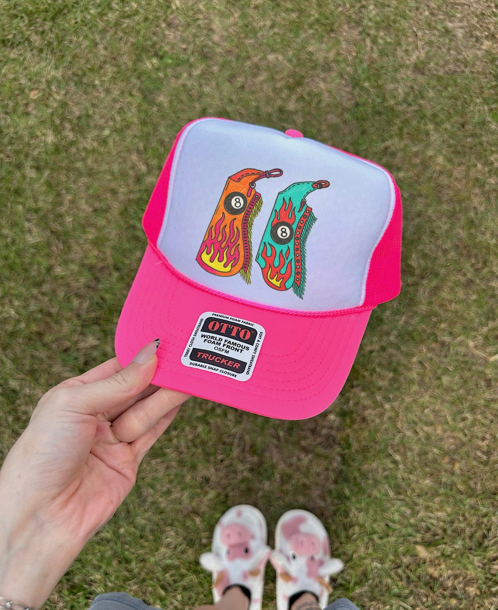 8 Ball Chaps Trucker Hat (Multiple Color Options)