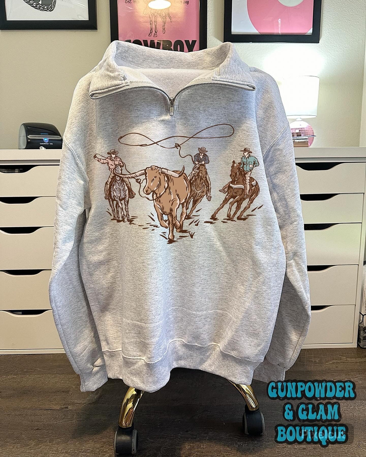 Wild Cowboys Quarter Zip
