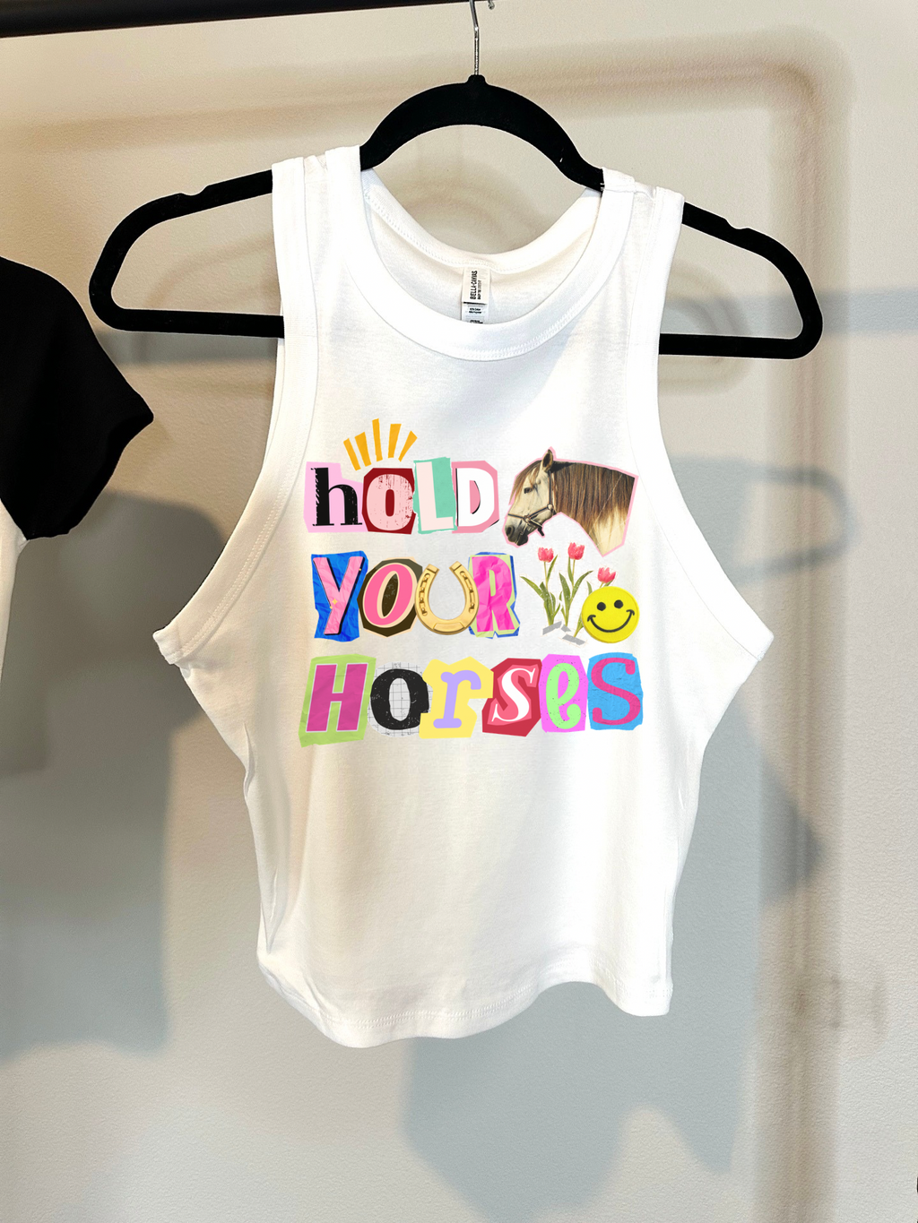 Hold Your Horses Cropped Tank