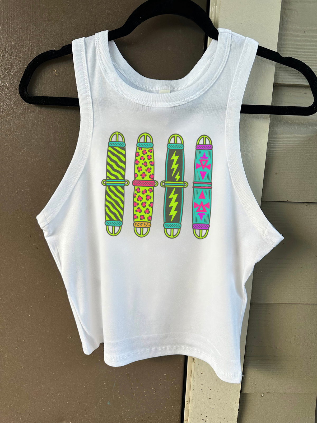 Neon Cinches Cropped Tank