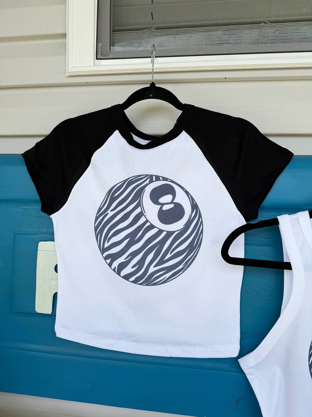 Zebra 8 Ball Baby Tee