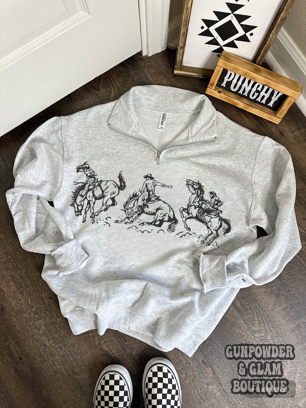 Cowboy Buds Quarter Zip