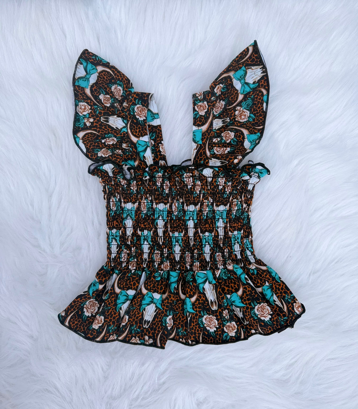 Wild Rose Rodeo Scrunch Top