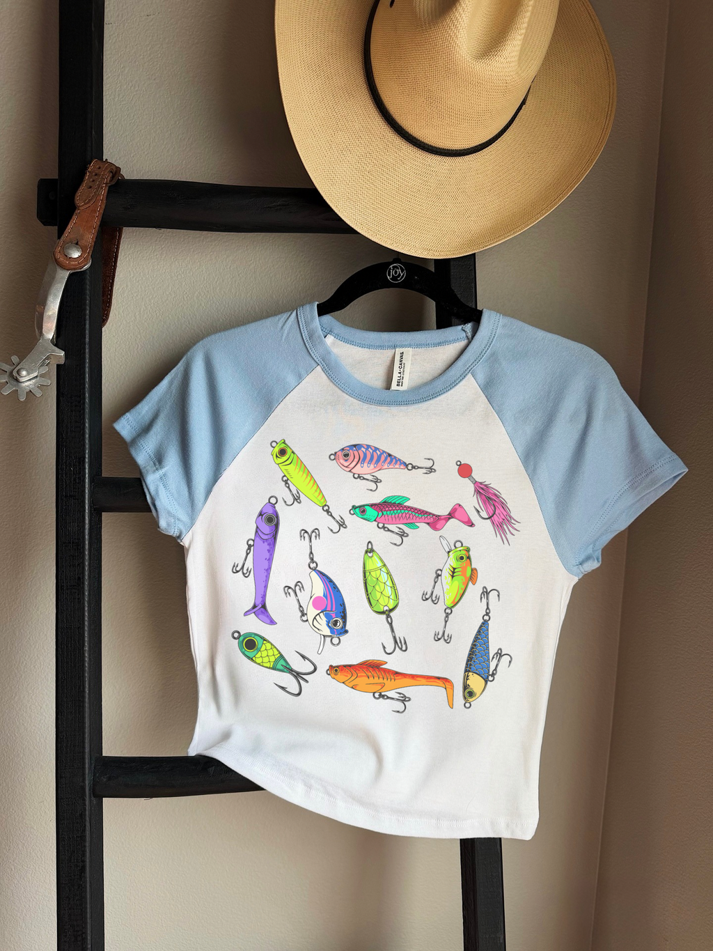 Funky Fishing Lures Baby Tee