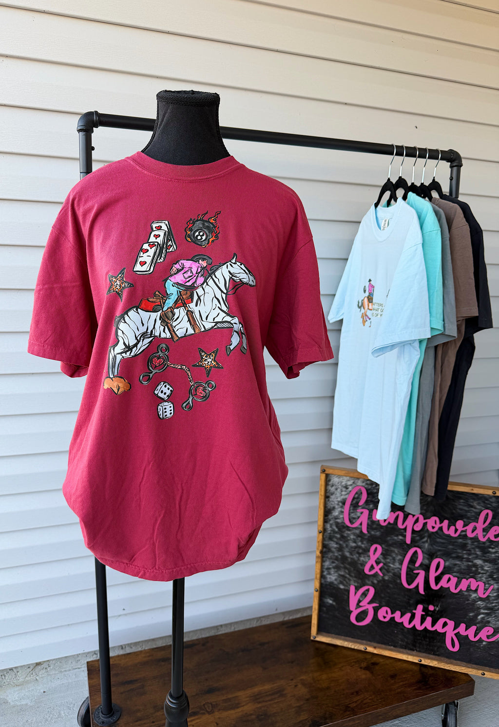 Wild Card Cowboy COMFORT COLORS TEE