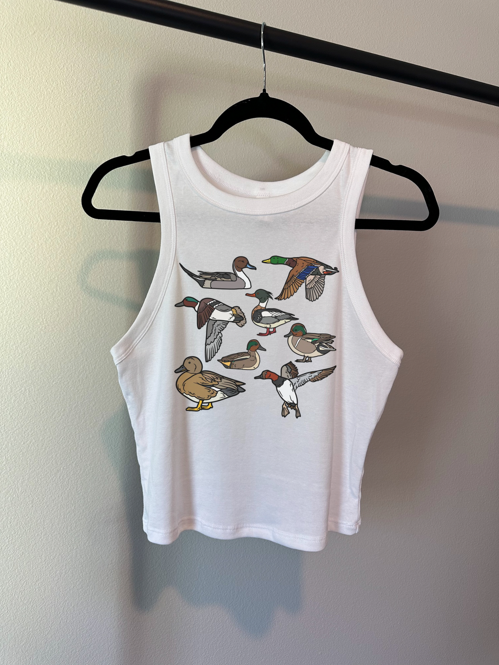 Duck Collage Cropped Tank