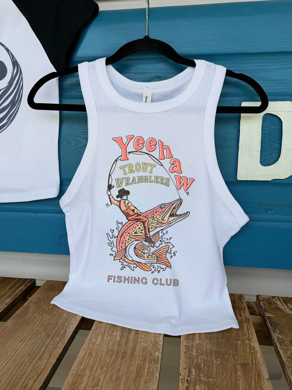 YeeHaw Fishing Club Cropped Tank