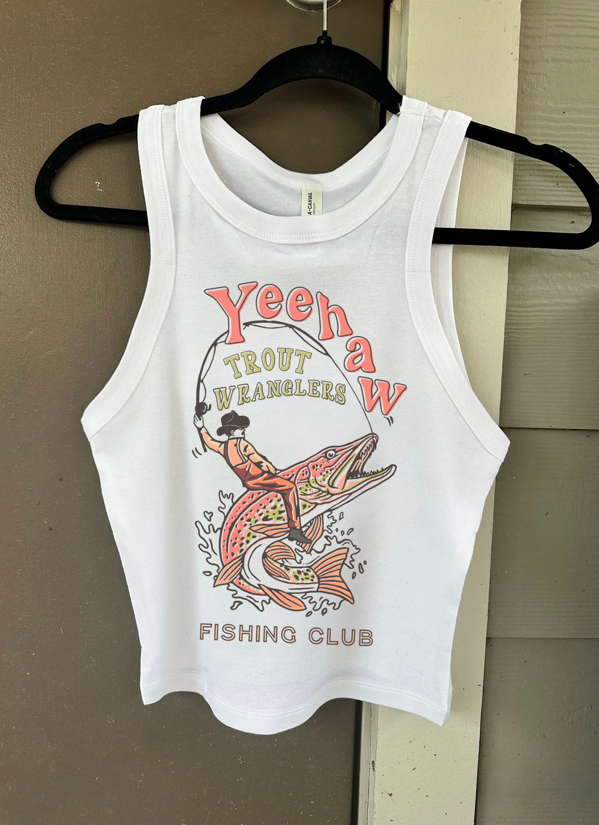 YeeHaw Fishing Club Cropped Tank