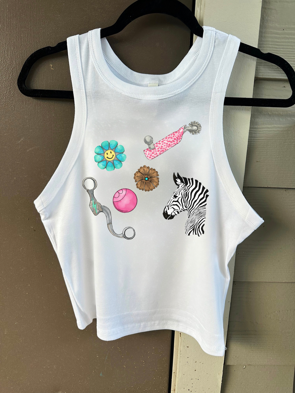 Cowgirl Trinkets Cropped Tank