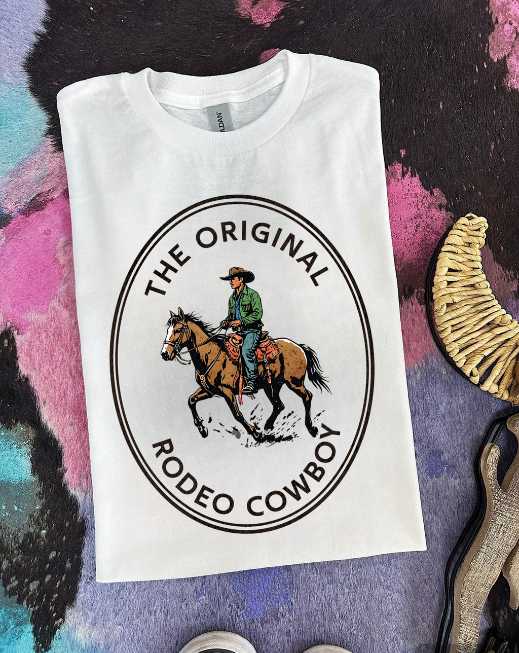 OG Rodeo Cowboy Tee or Crewneck