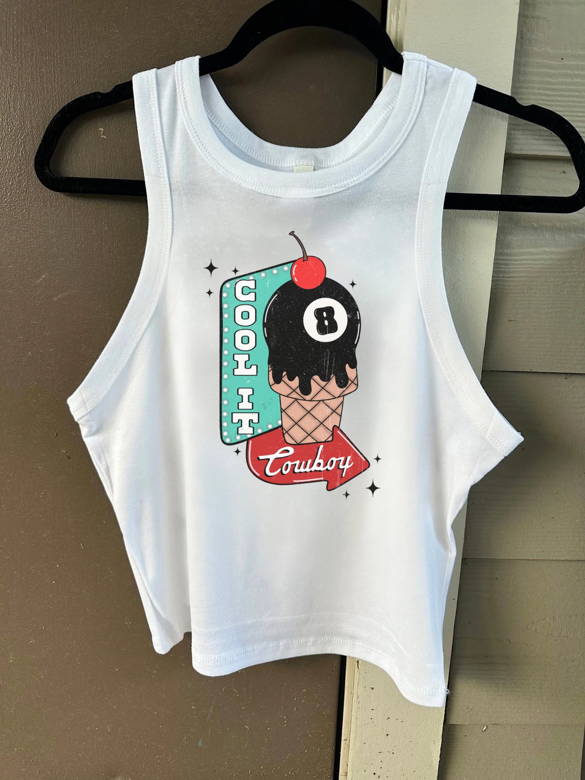 Cool It Cowboy Cropped Tank