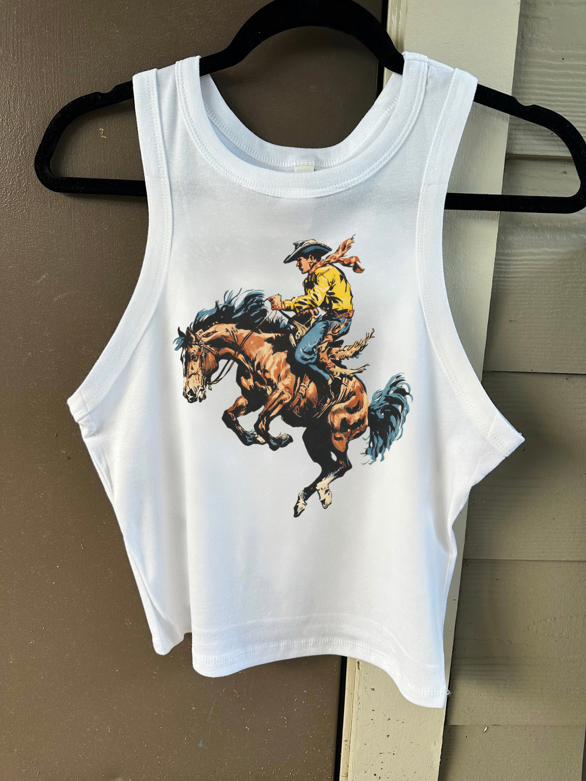 Hold Your Horses Cropped Tank