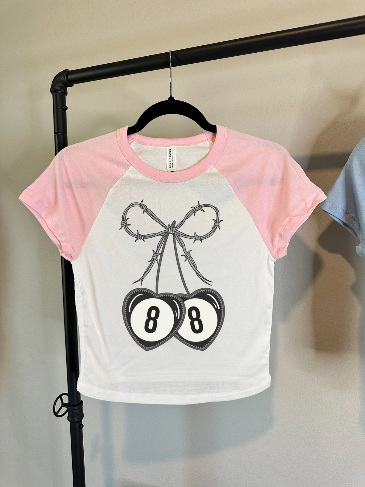 Barbed Wire Bow Baby Tee
