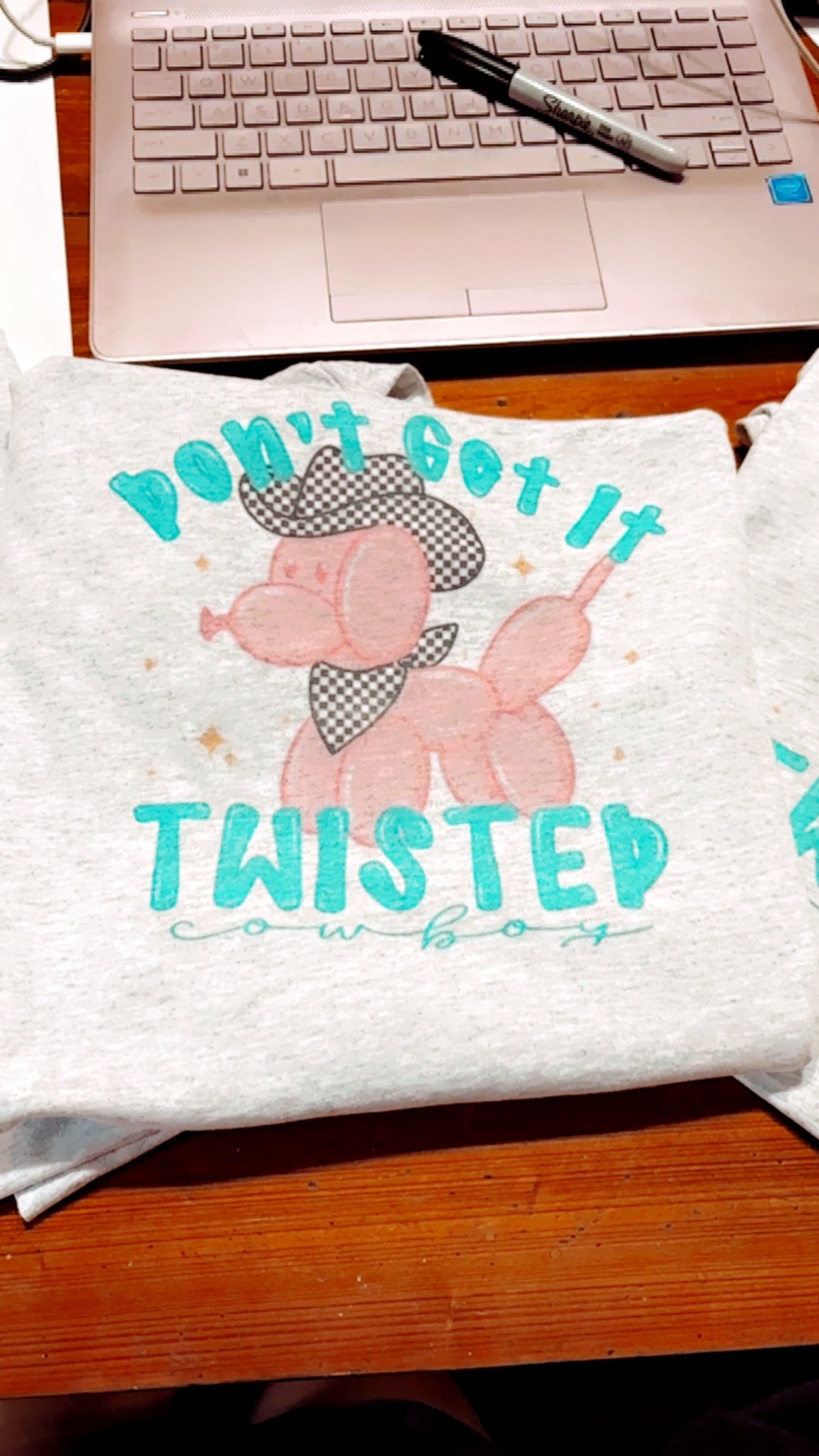 dont get it twisted cowboy  sublimation T-shirt
