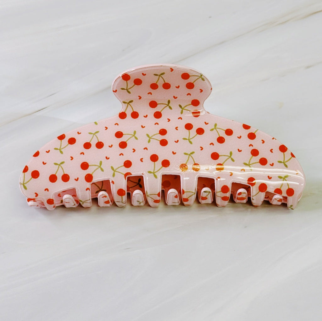 Berry Cherry Hair Claw Set Of 2