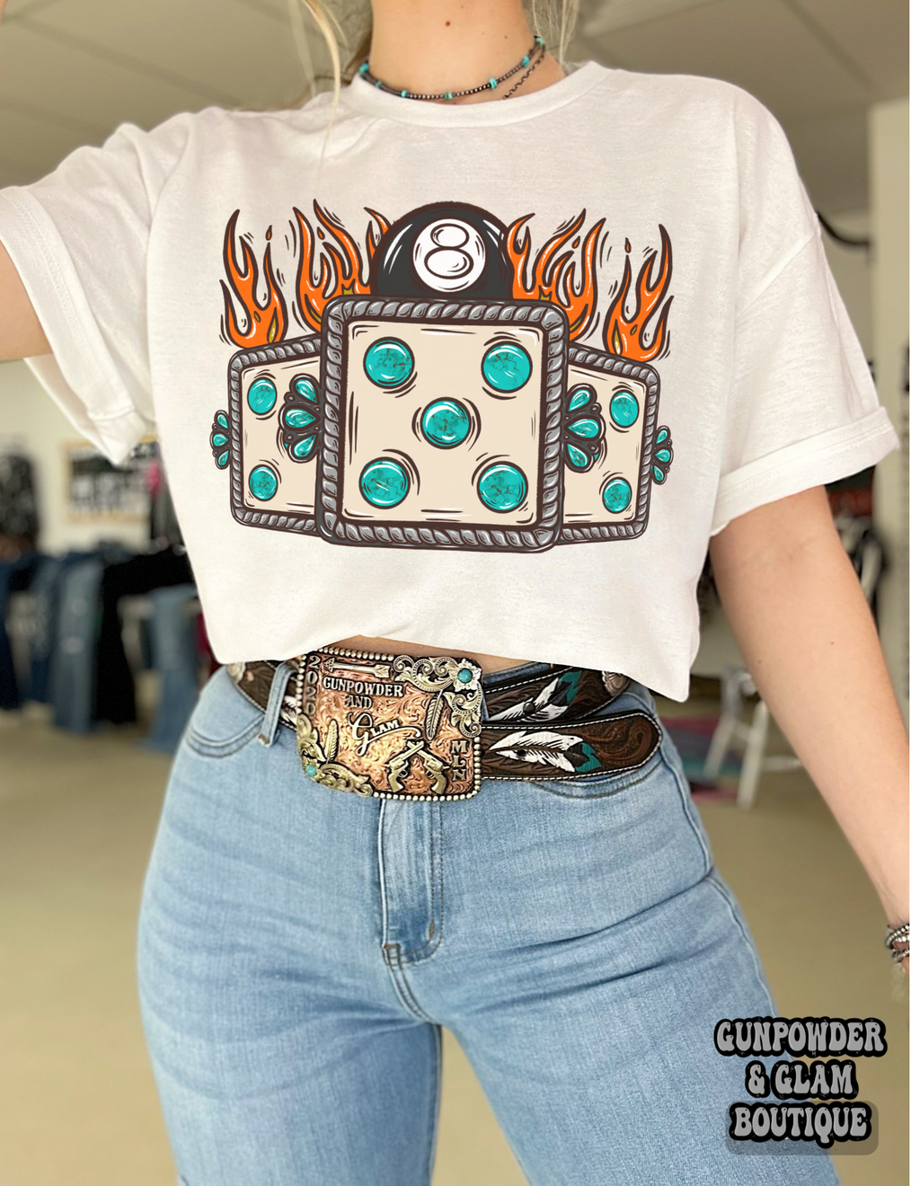 The Gambler Tee or Crewneck