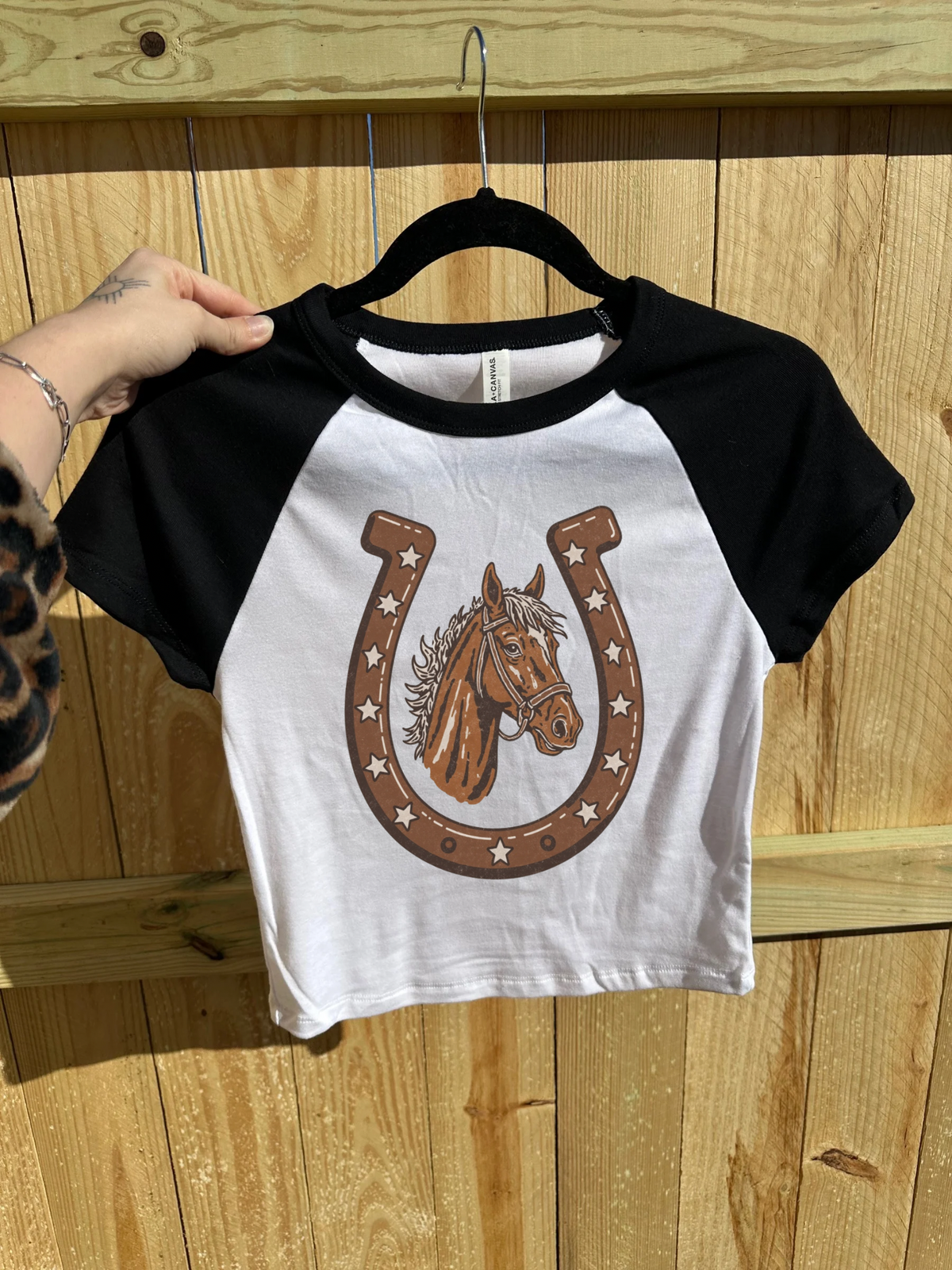 Horseshoe Baby Tee