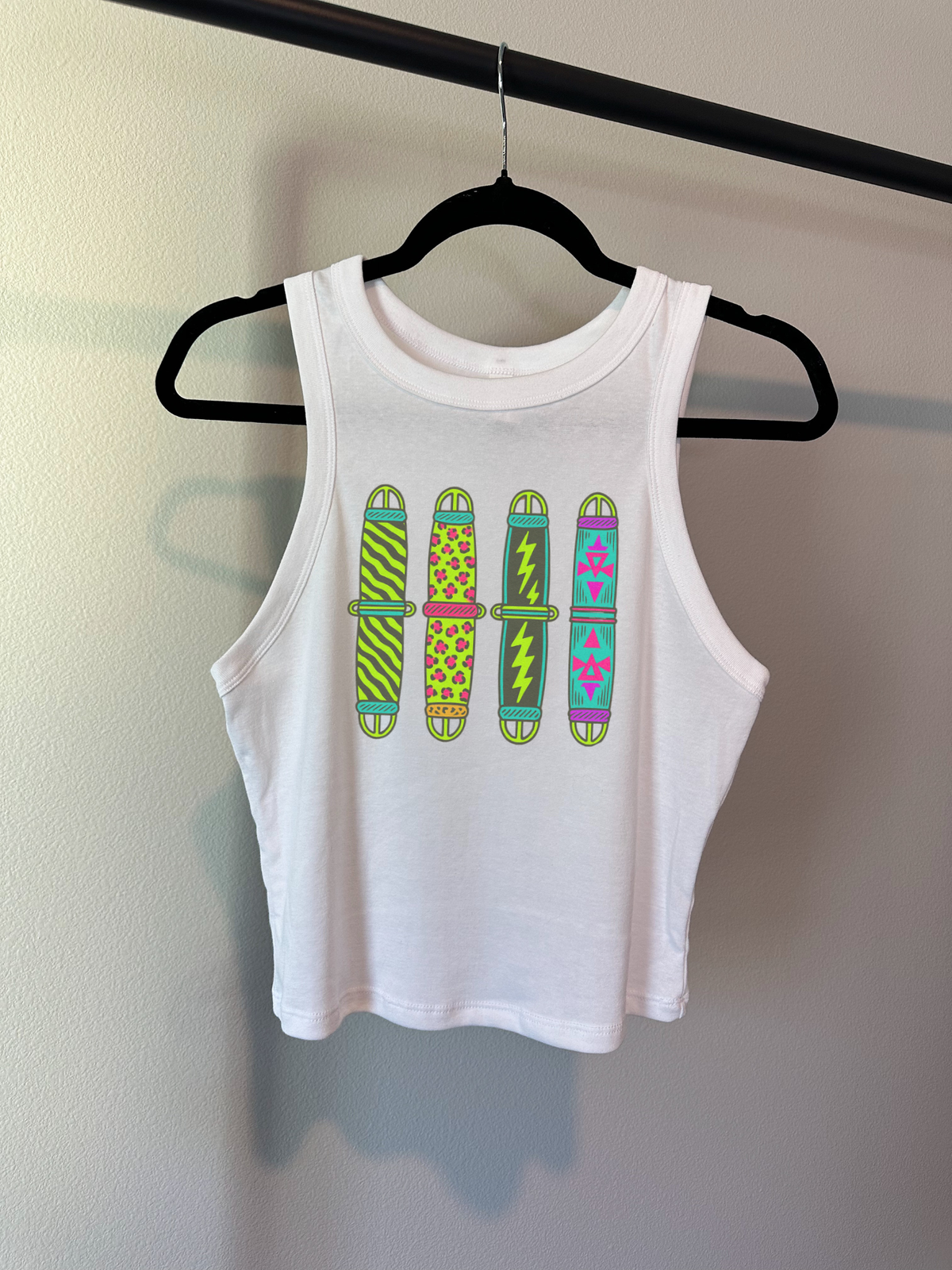 Neon Cinches Cropped Tank