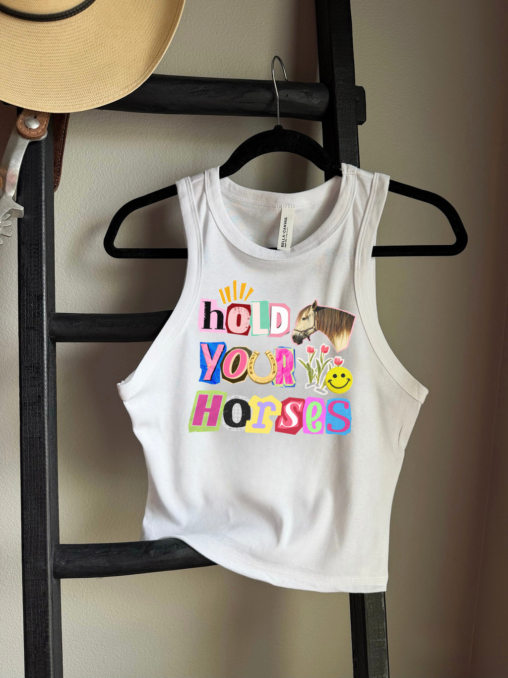 Hold Your Horses Cropped Tank