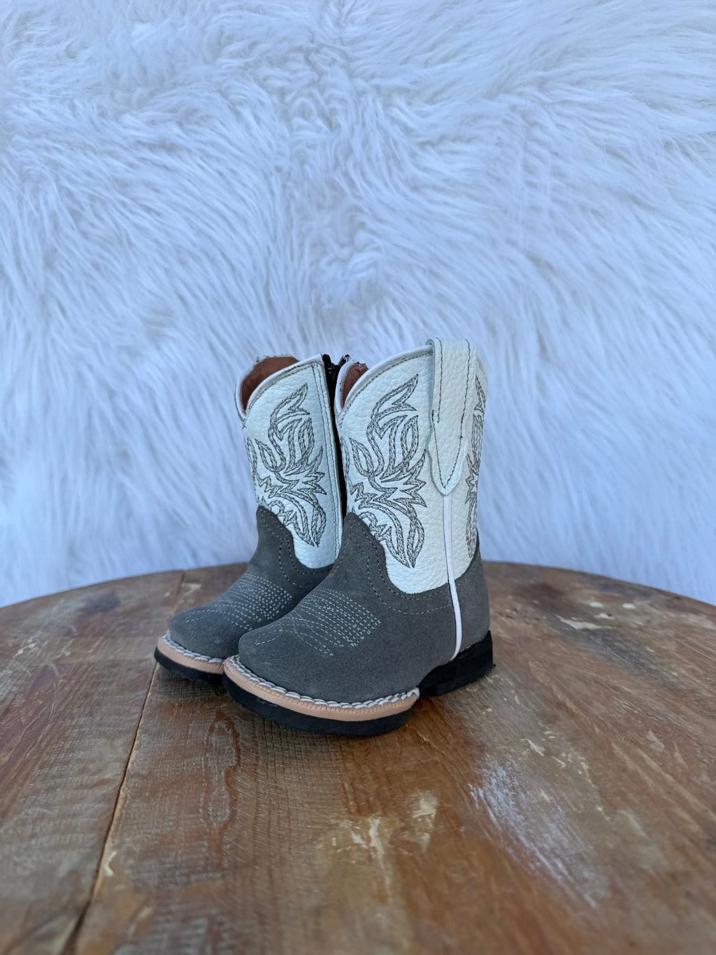 Grey Suede Tanner Mark Boots