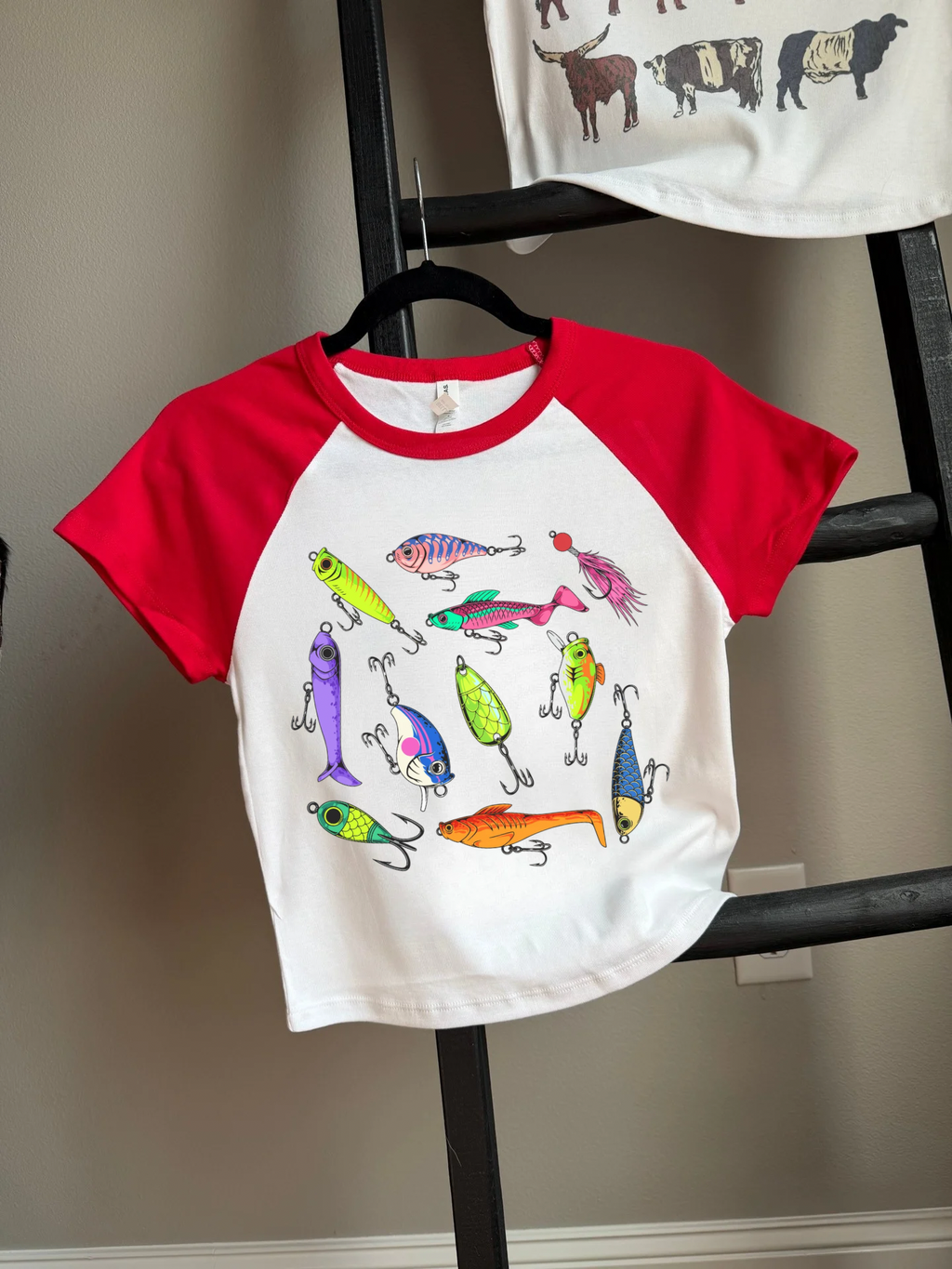 Funky Fishing Lures Baby Tee