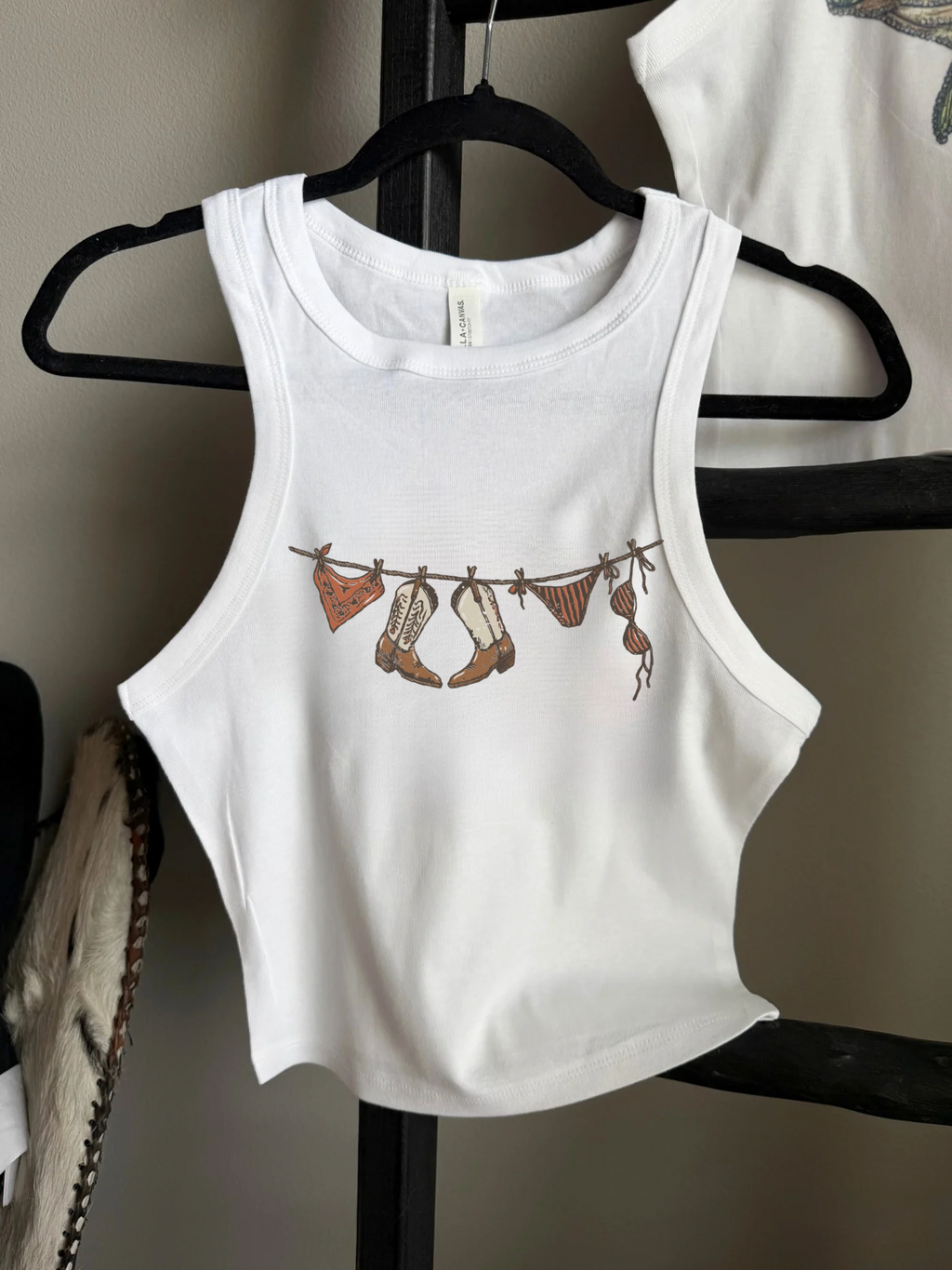 Cowgirl Summer Cropped Tank