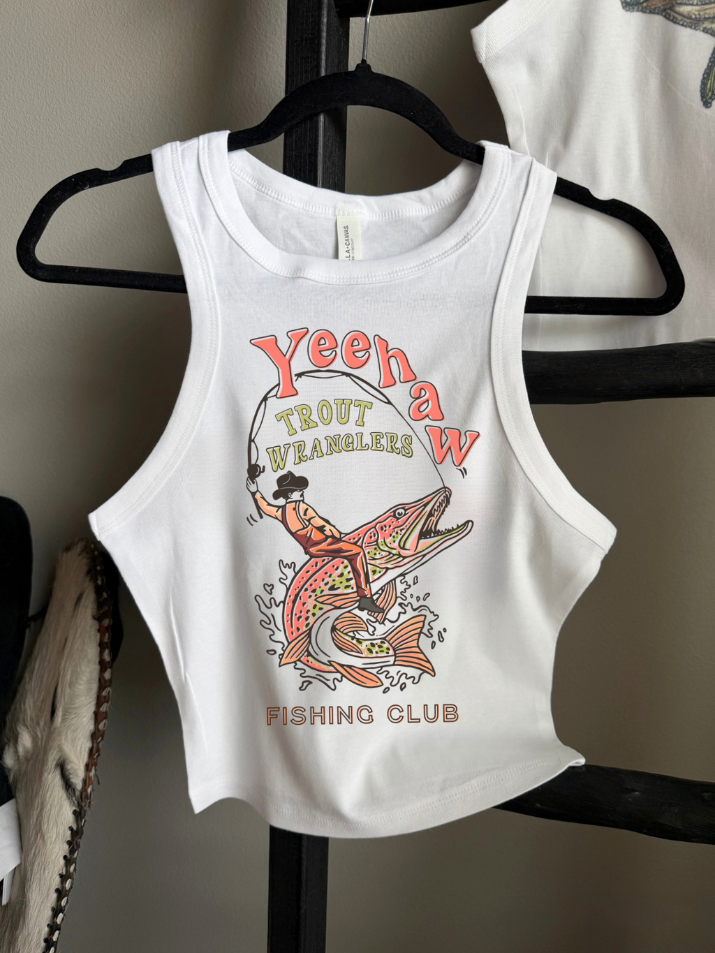 YeeHaw Fishing Club Cropped Tank