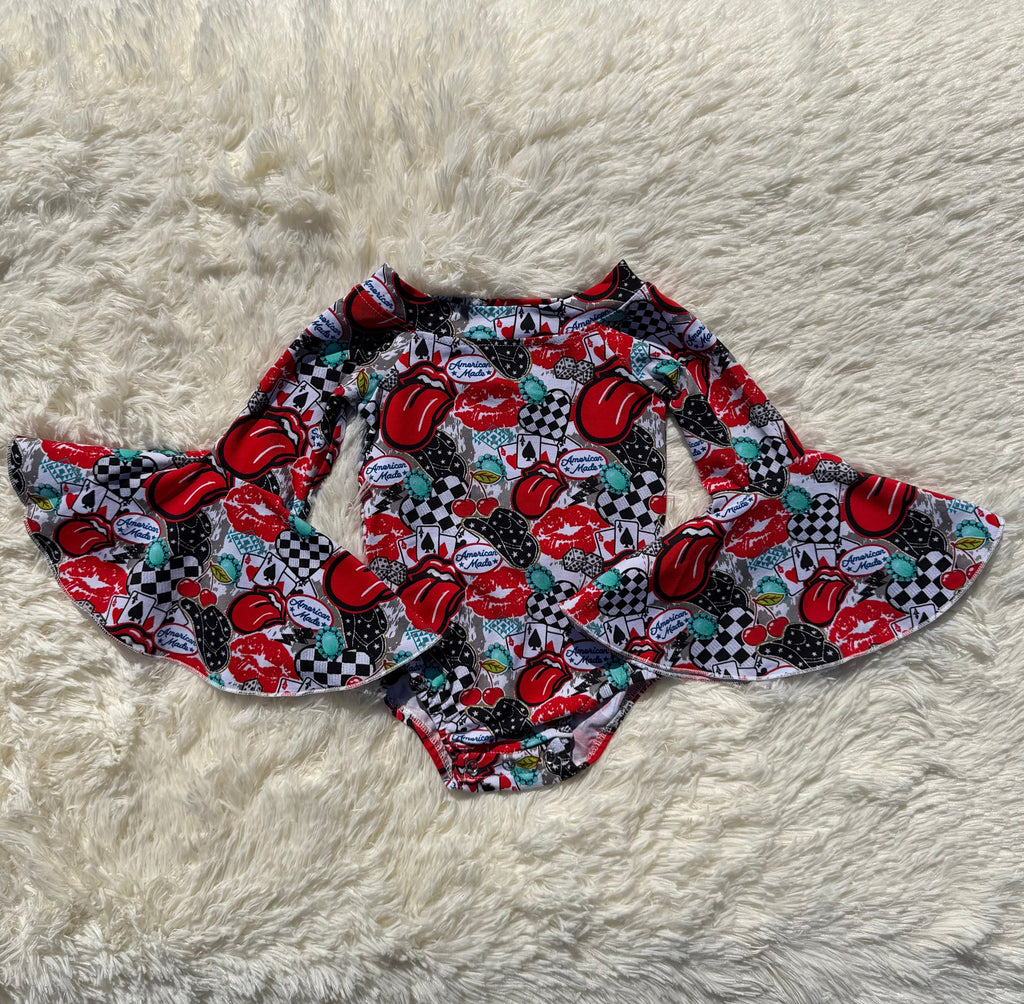American Made Bell Sleeve Leo/Top