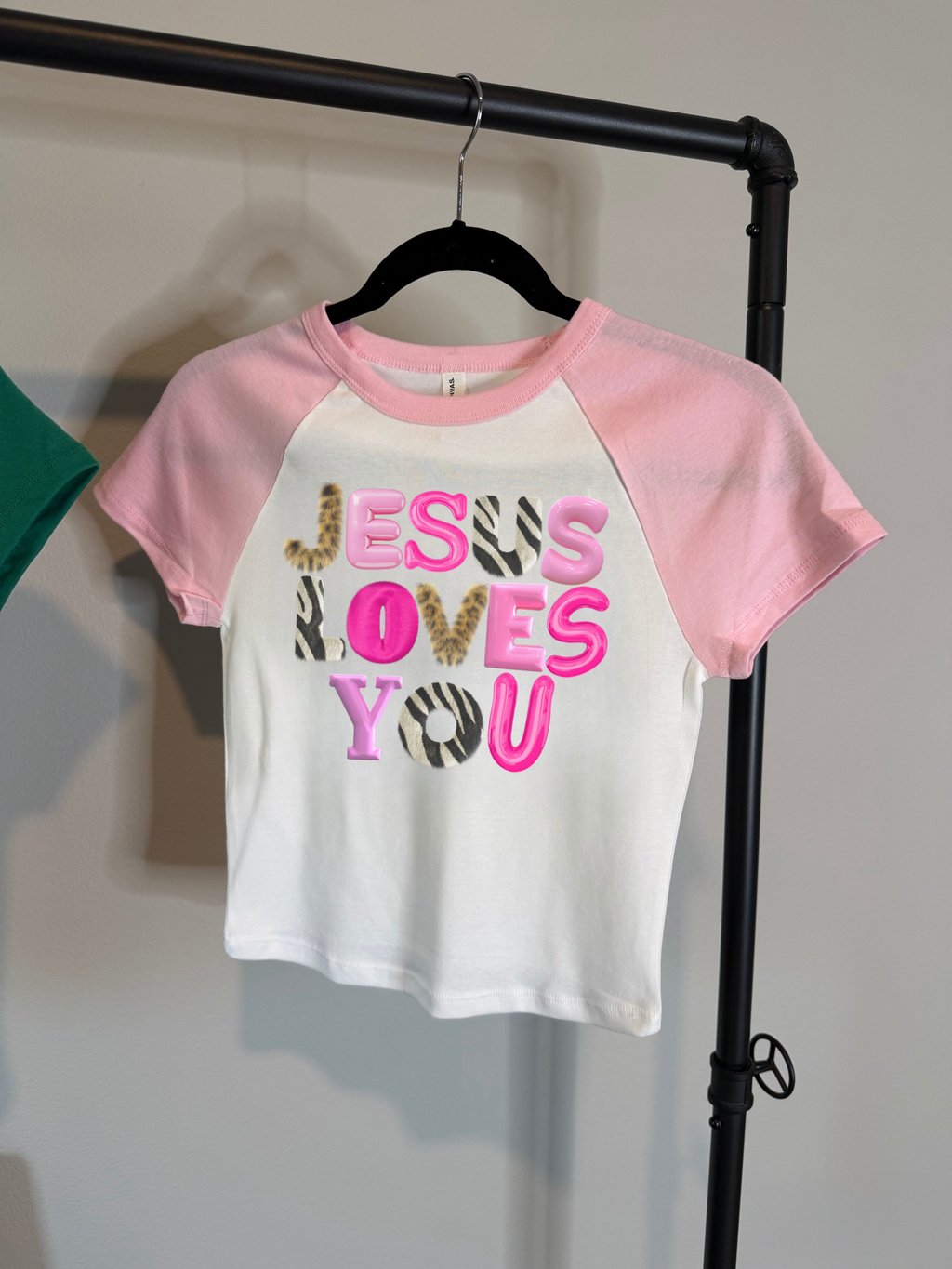 Jesus Loves You Baby Tee (Multiple Color Options)