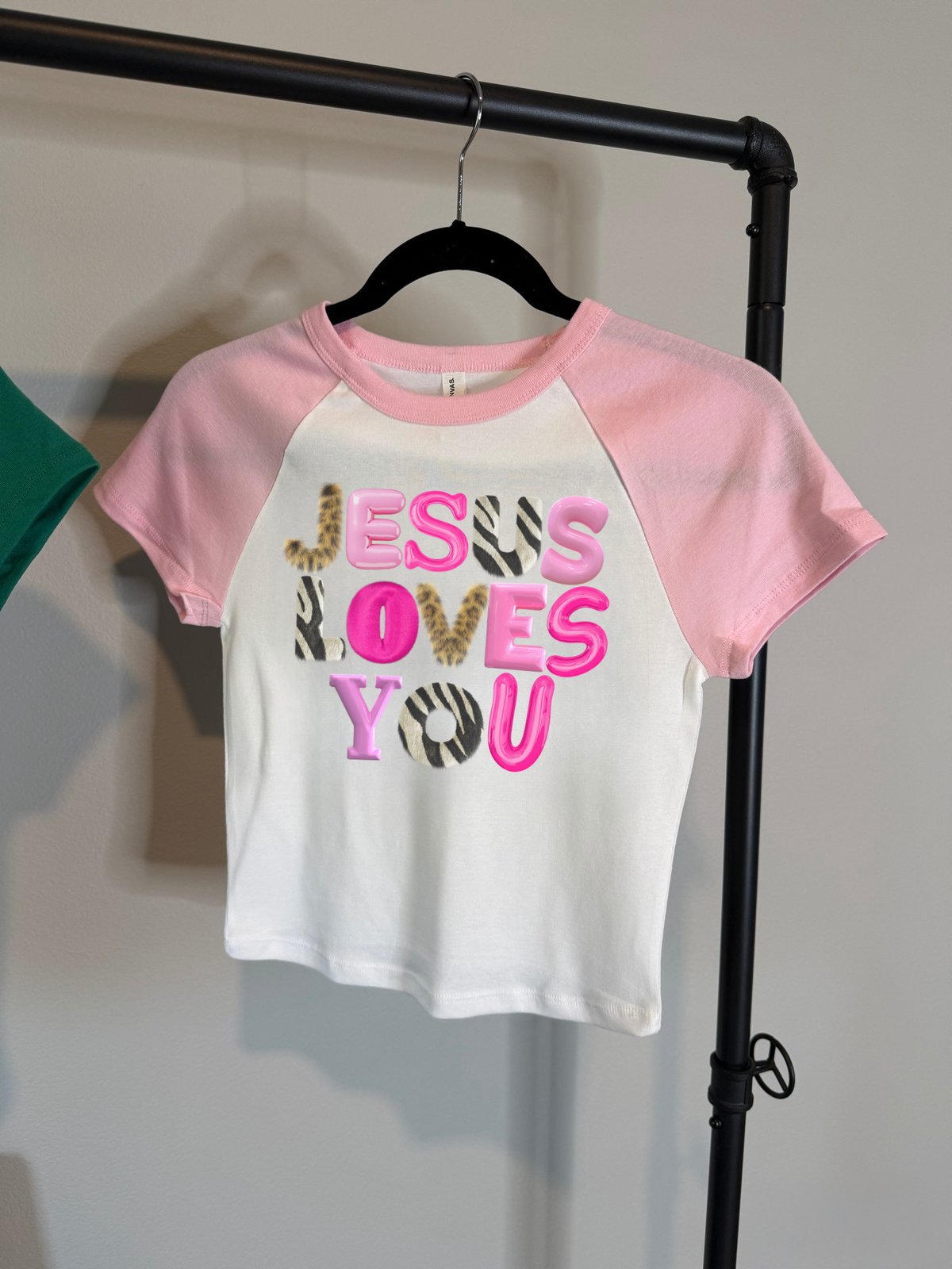 Jesus Loves You Baby Tee (Multiple Color Options)