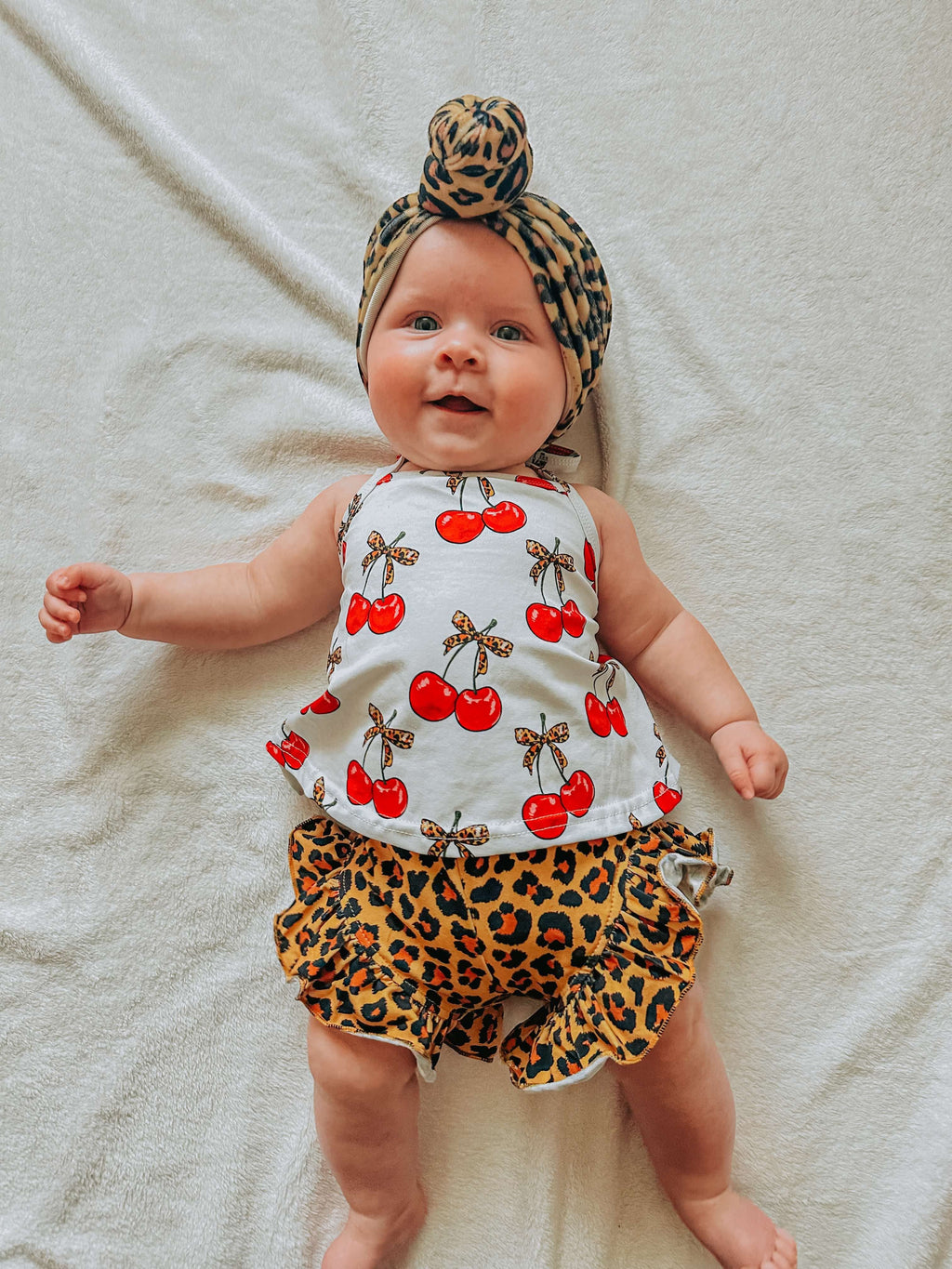 Girls 10/12 Cherry-licious Swing Top (FINAL SALE)