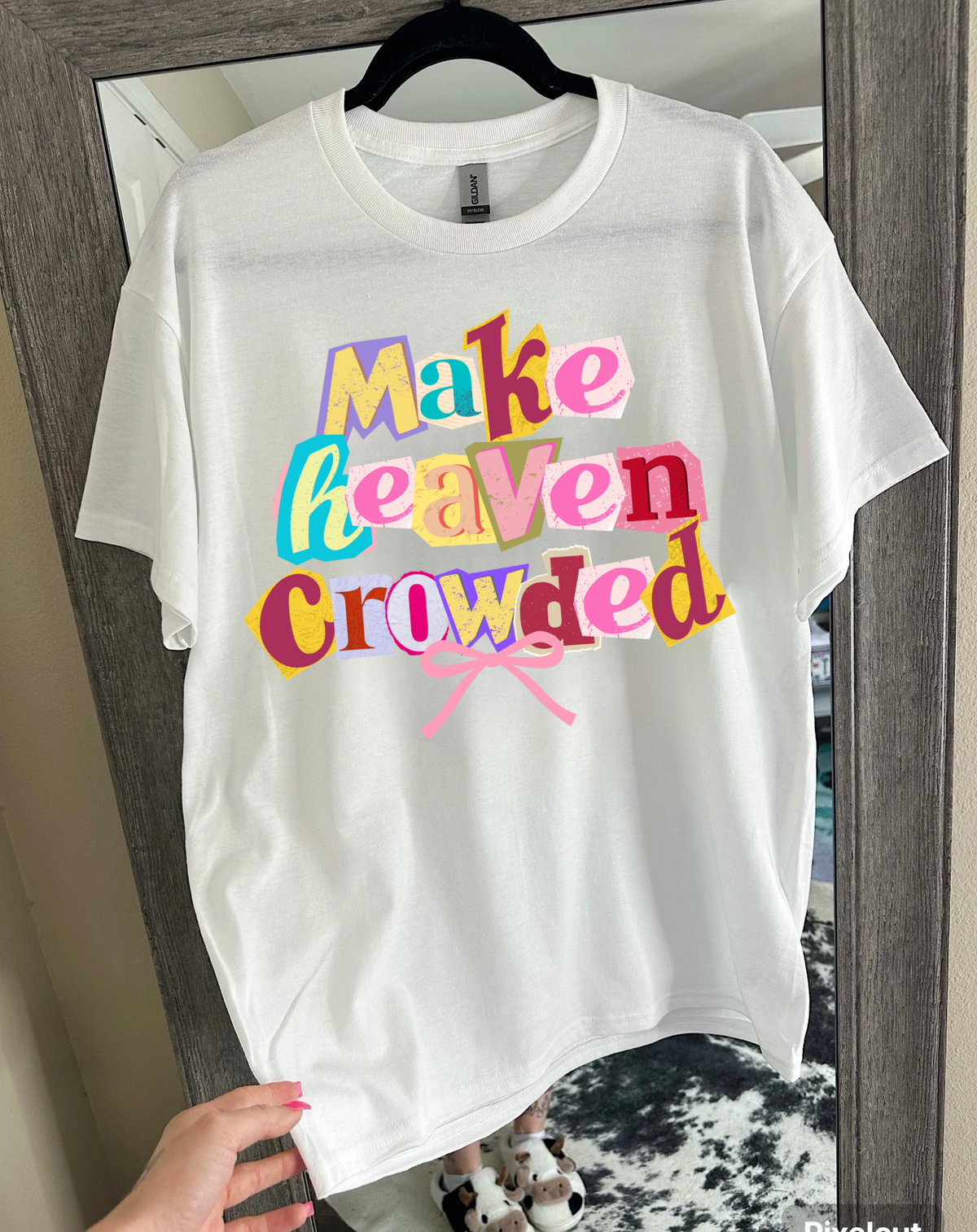 Make Heaven Crowded Tee or Crewneck