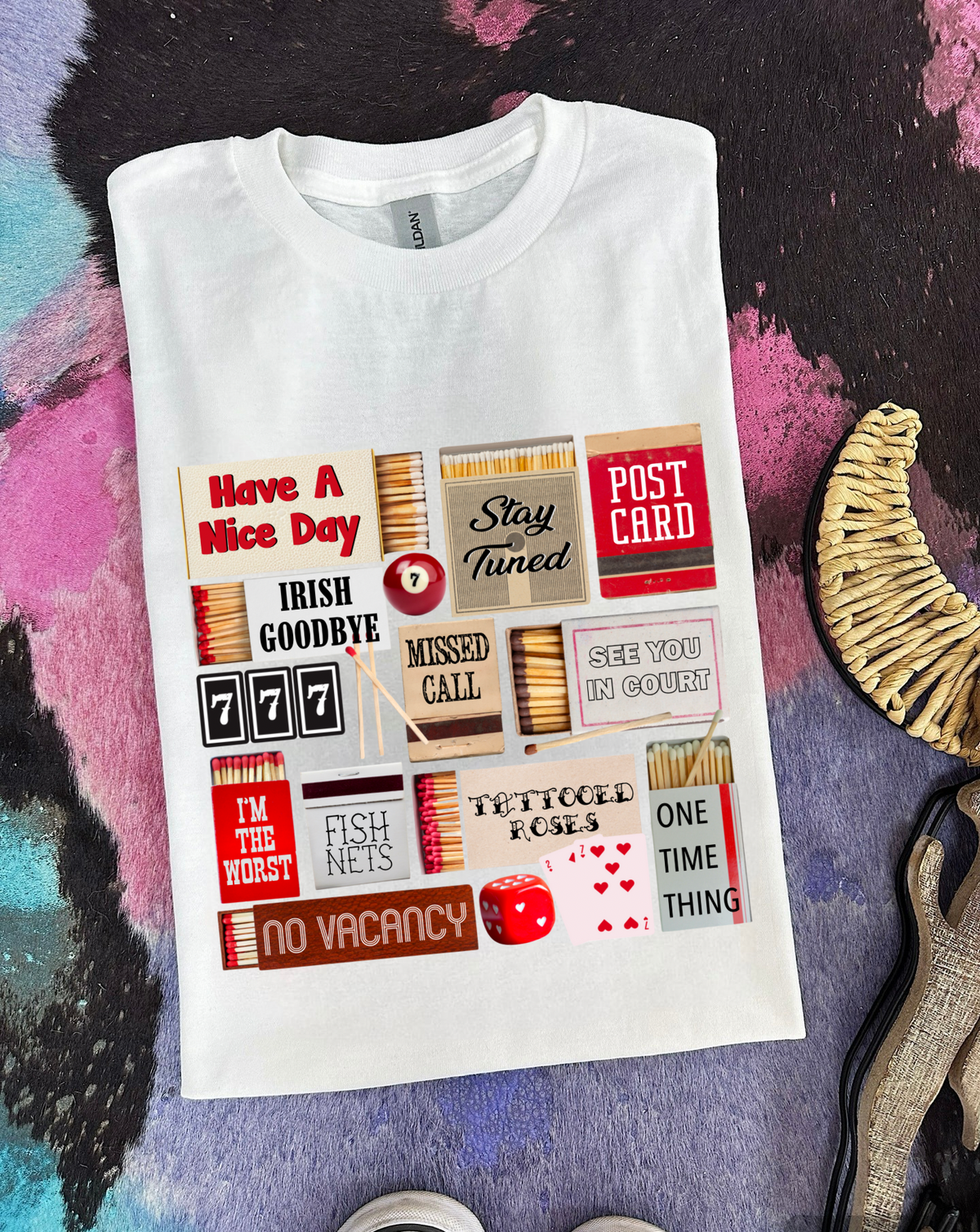 Treaty Matchbox Tee or Crewneck