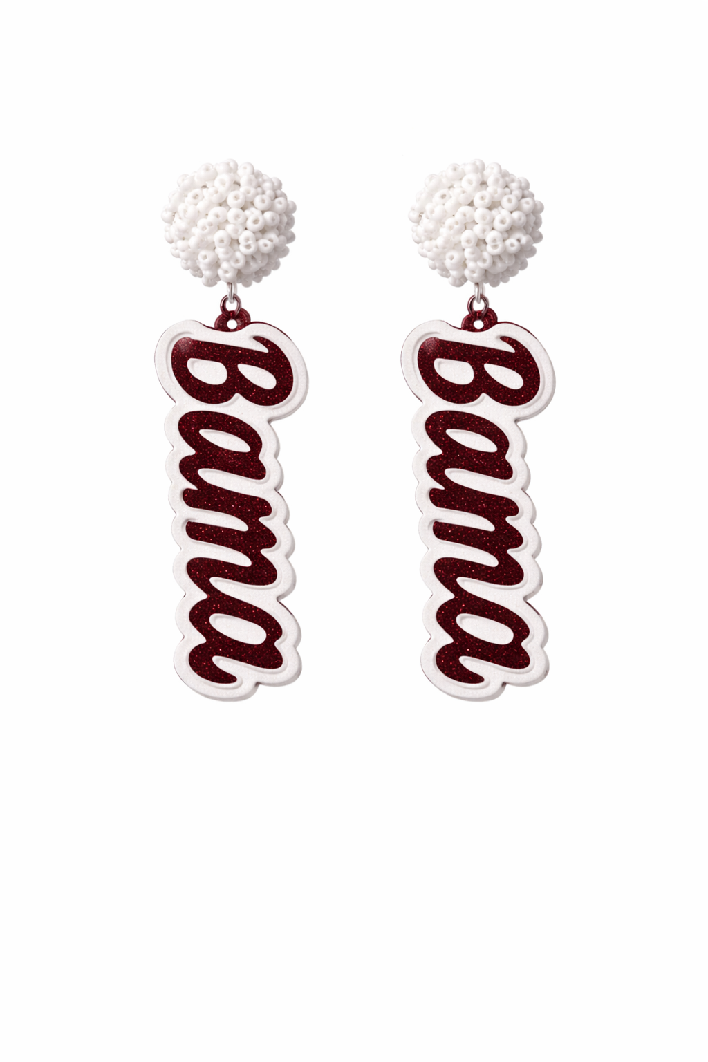 Bama Pom Pom Drop Earrings