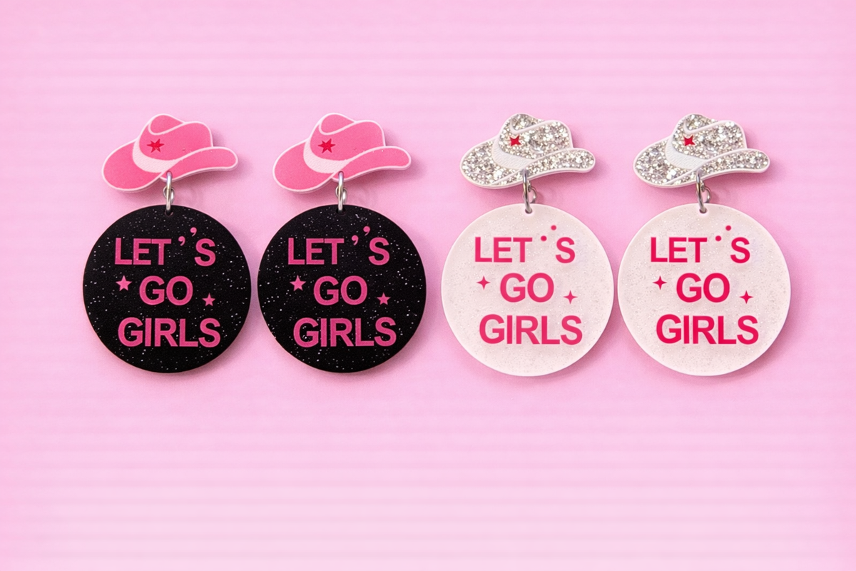 "Let's Go Girls" Earrings