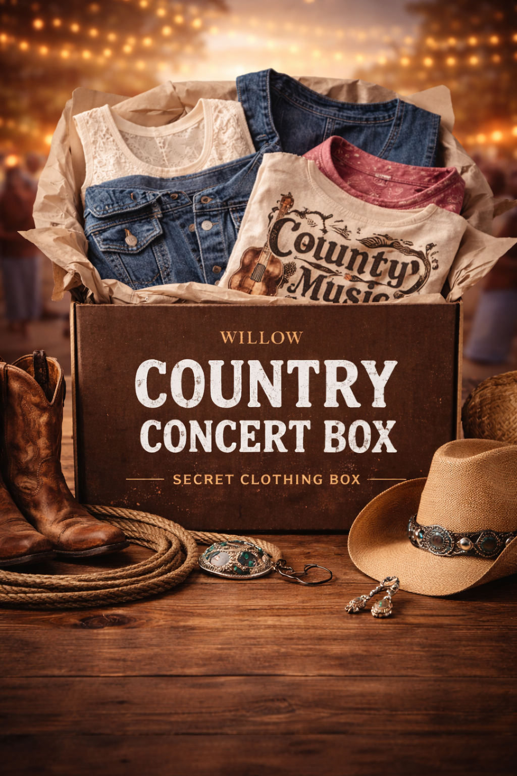 Willow Clothing Co. Country Concert Box