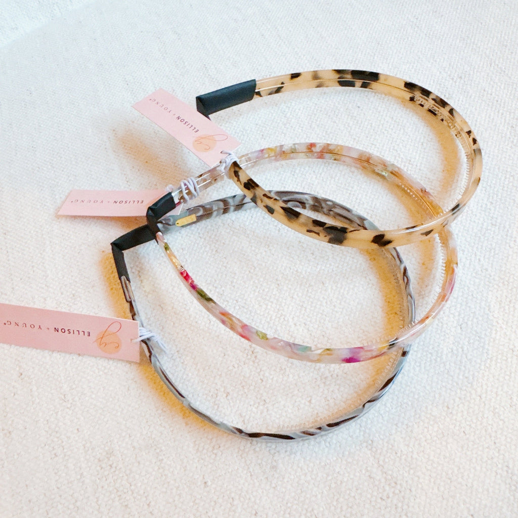 Classic Tortoise Slim And Sleek Headband