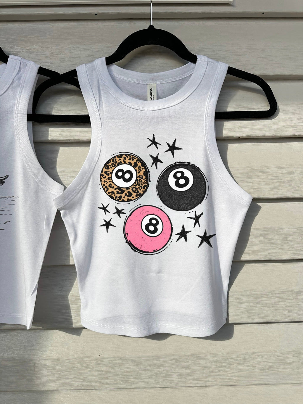 Lucky 8 Cropped Tank