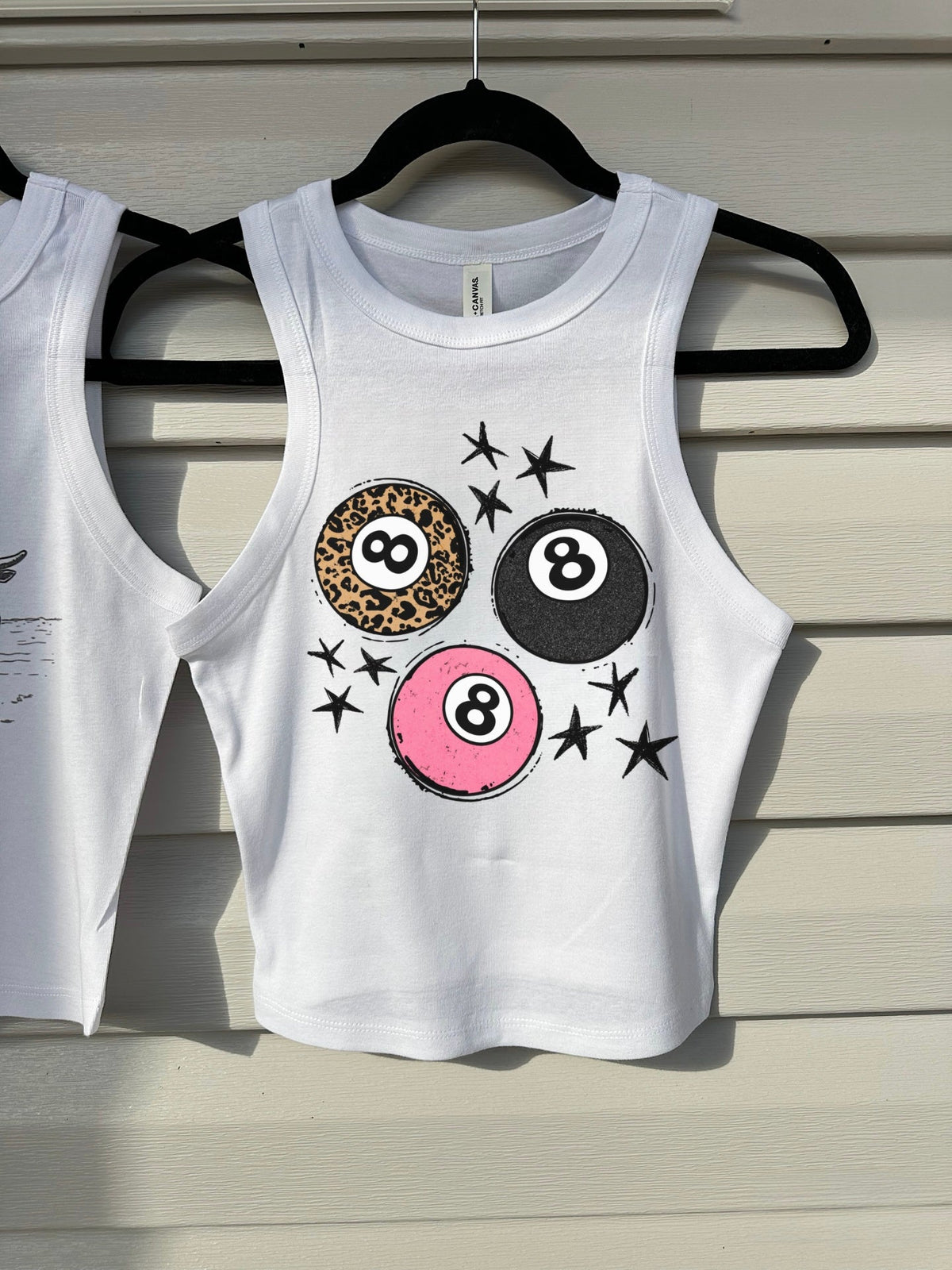 Lucky 8 Cropped Tank