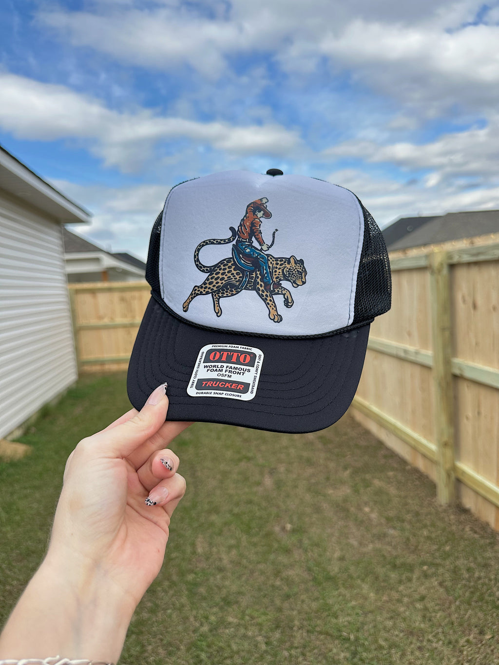Cowboy Jaguar Trucker Hat (Multiple Color Options)